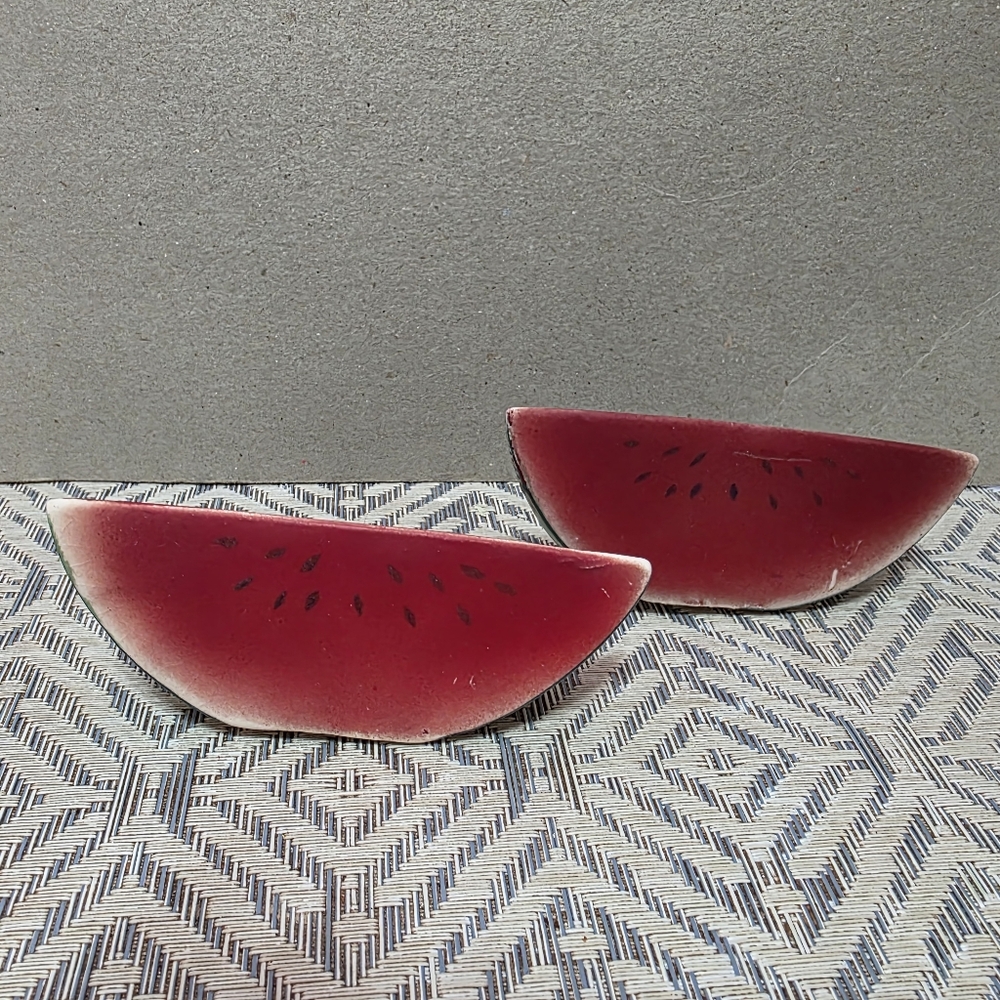 Vintage 50's Watermelon Slice Shakers #26
